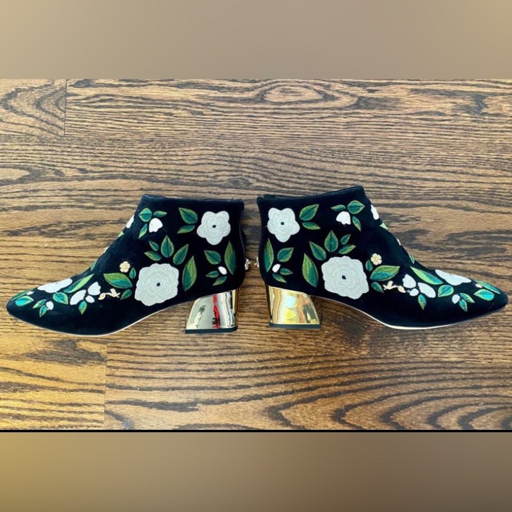 Black Harlow ankle boots by Karl Lagerfeld